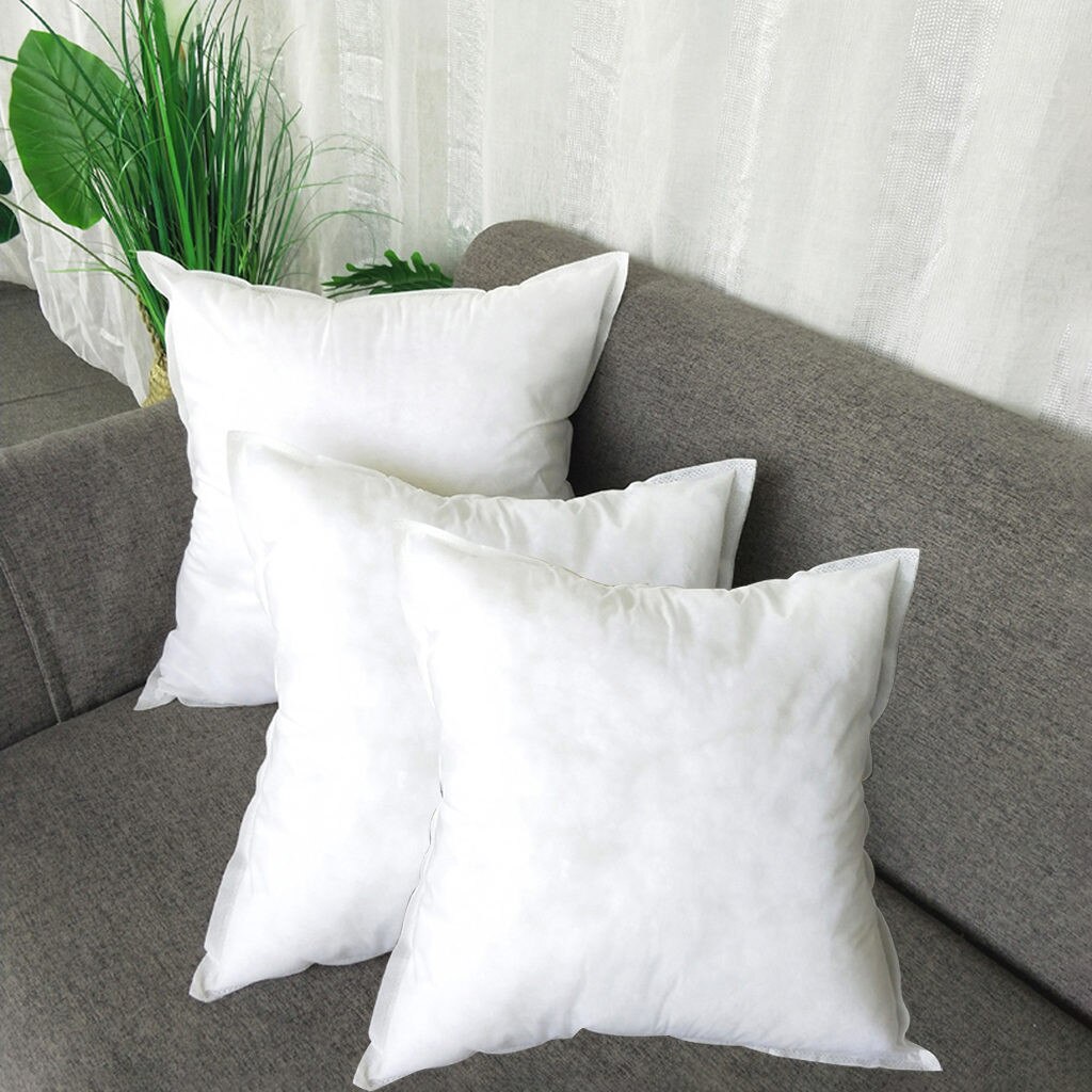 In Voorraad Non-woven Kussen Kussen Kern Kussen Interieur Home Decor Wit Coussin Подушка Cojines Almofada Подушки: 3 PC