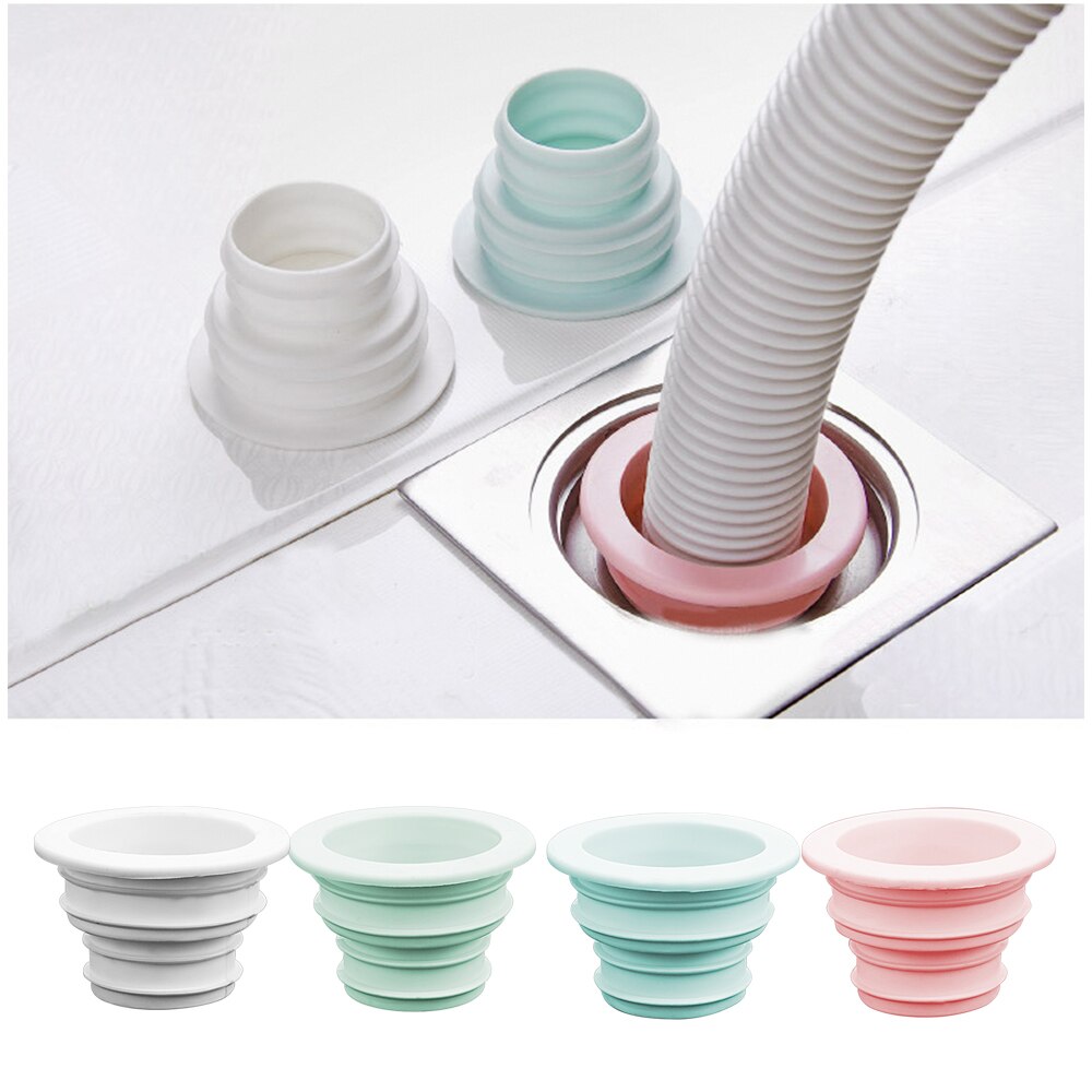 NICEYARD Sewer Pipe Deodorization Ring Drain Seal Ring Sealing Plug Telescopic Pipe Washing Machine Pool Sewer Silicone