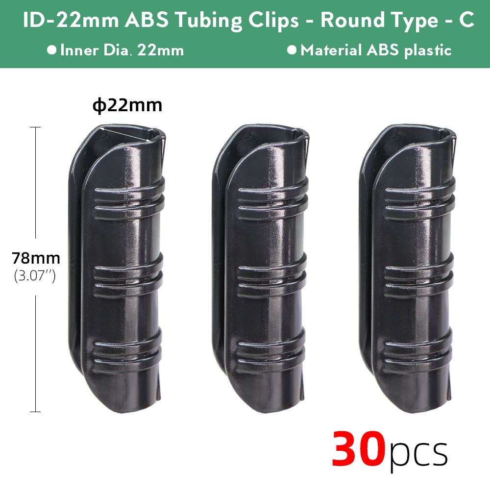 30Pcs 5 Maten Tuin Farm Gebouwen Buis Clips Pijp Gesp Kas Frame Vaste Klem Schaduw Film Netto Sails Bevestigd connectors: Cx30pcs