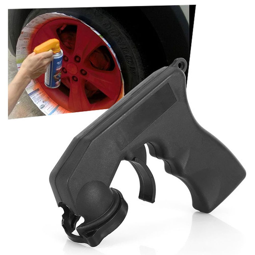Olevo Spray Adapter Verf Zorg Spuitbus Gun Handvat Met Volledige Grip Trigger Vergrendeling Kraag Onderhoud Schilderen Paint Tool