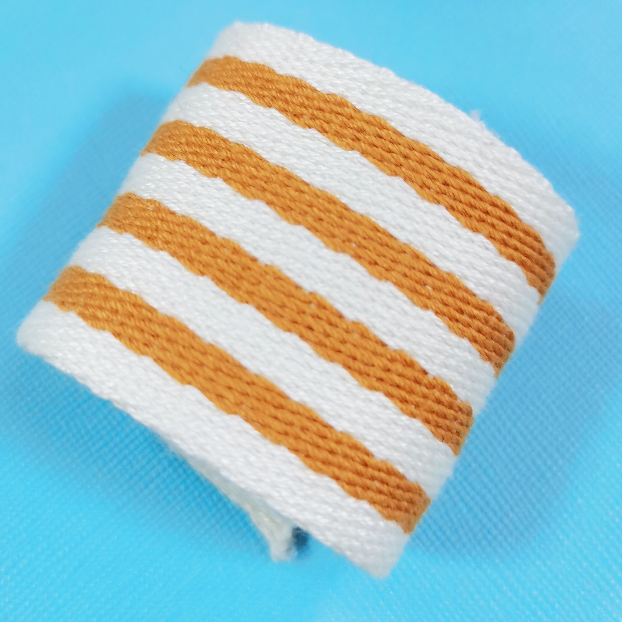 38mm Coloful Polyeste Webbing Striped Heavy weight Purse Straps Belting Bag Bandles Bag Strap for Tote Bag Upholstery Webbing: 04-orange