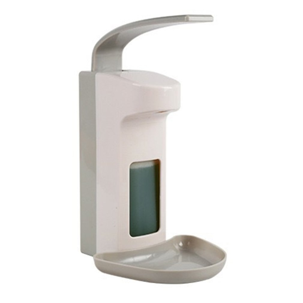 Muur Zeepdispenser Desinfectie Dispenser Plastic Pomp Voor Keuken Badkamer Wc Elleboog Zeepdispenser 500Ml