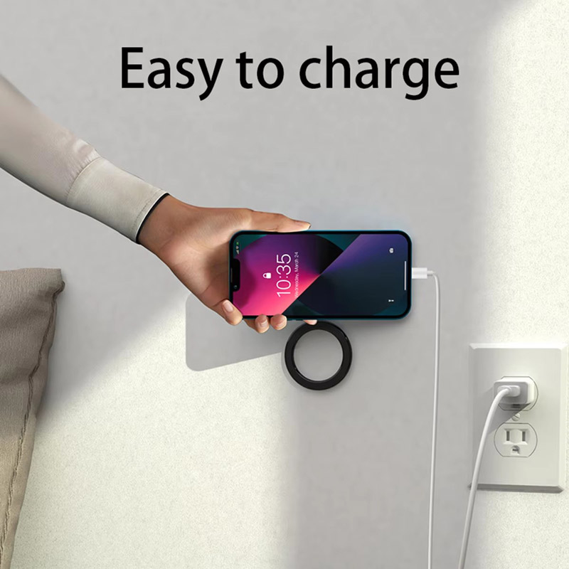 1pc simples anel magnético titular para iphone 16 15 14 ímã de parede suporte do telefone móvel suporte magnético do telefone do carro para caso magsafe