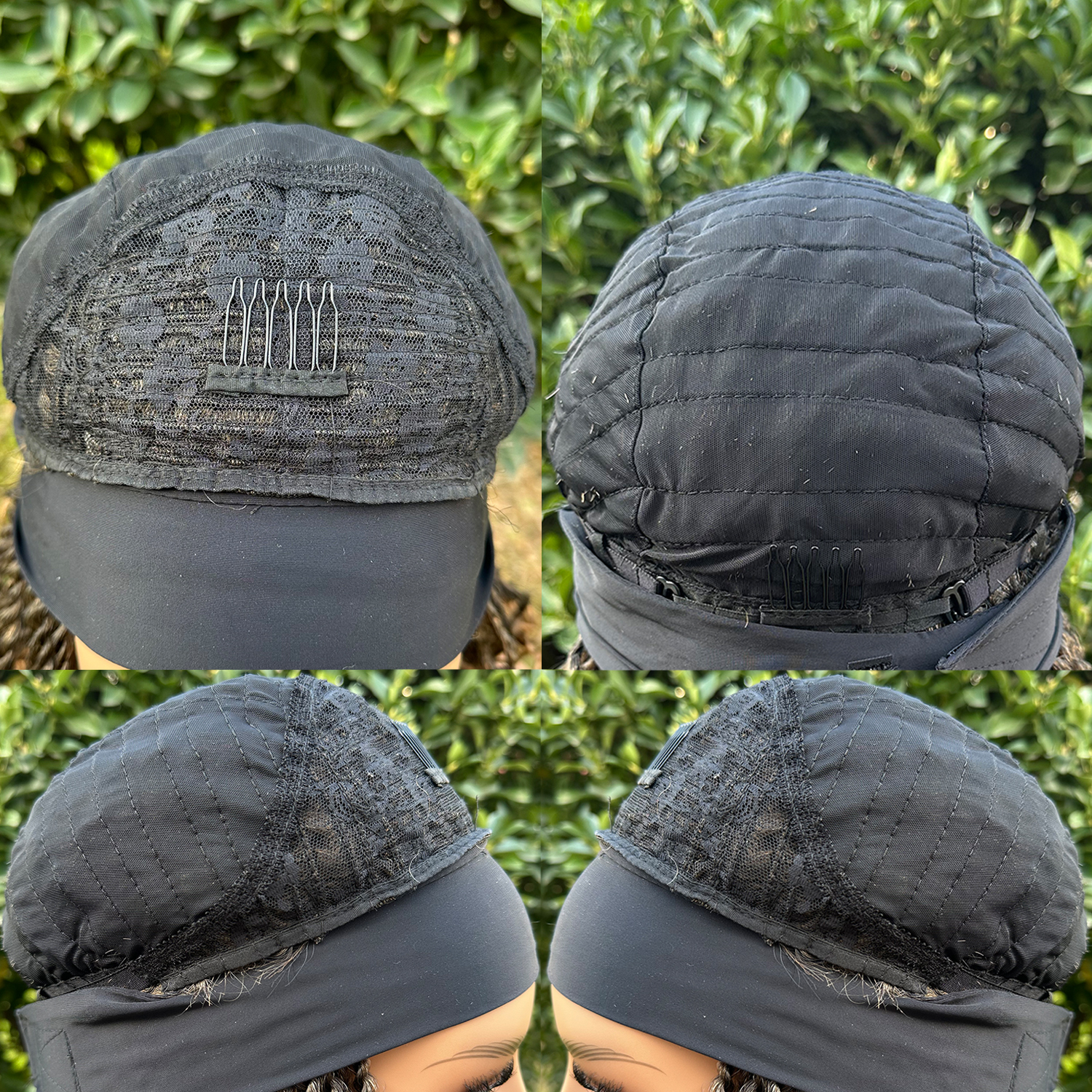 Short Braided Headband Wigs For Black Women Box Braided Headband Bob Wig African Synthetic Braiding Hair Headband Bob Wig