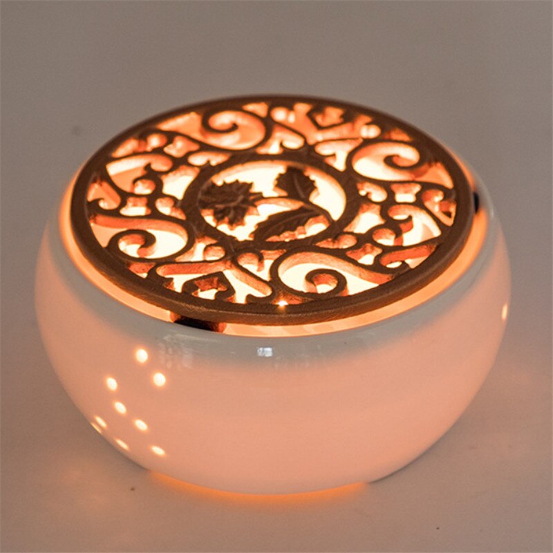 Bouilloire chauffante en céramique pour café et lait, Base chauffante, théière Portable, chauffe-bougie isolant, poêle à thé, service à thé Kung Fu