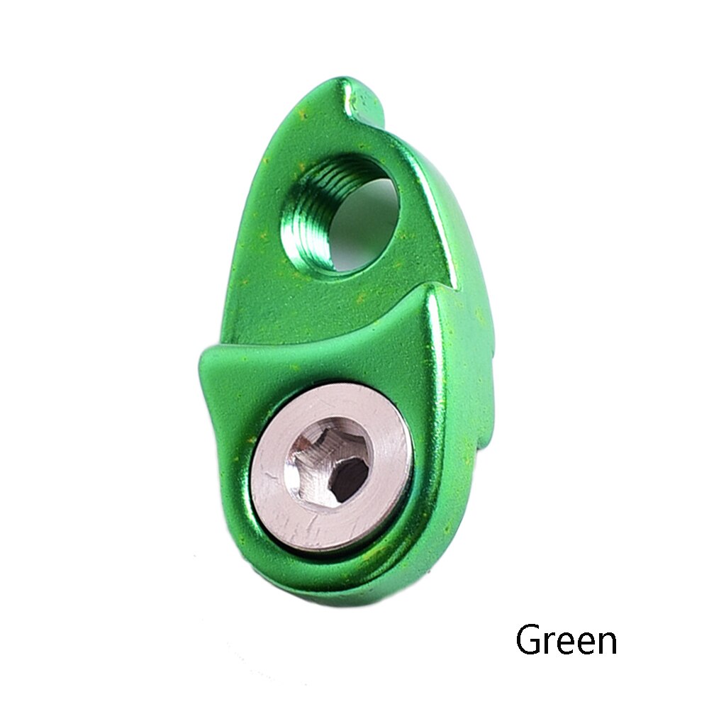 1PC 10/11 Speed Bicycle Rear Derailleur Hanger Extender Aluminum Road Bike MTB Cycling Frame Gear Tail Hook Extender Road Link: Green