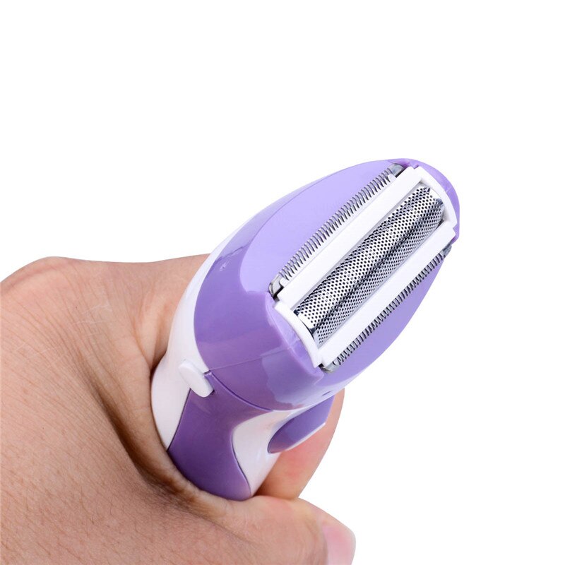Genopladelig dame epilator hudvenlige kvinder elektrisk barbermaskine barbermaskine hårfjerner kvindelig barbering skrabning epilatorer ben bikini 49