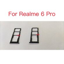 10Pcs Voor Realme 6 Pro Realme6pro Originele Telefoon Behuizing Sim Tray Adapter Micro Sd-kaart Lade Houder