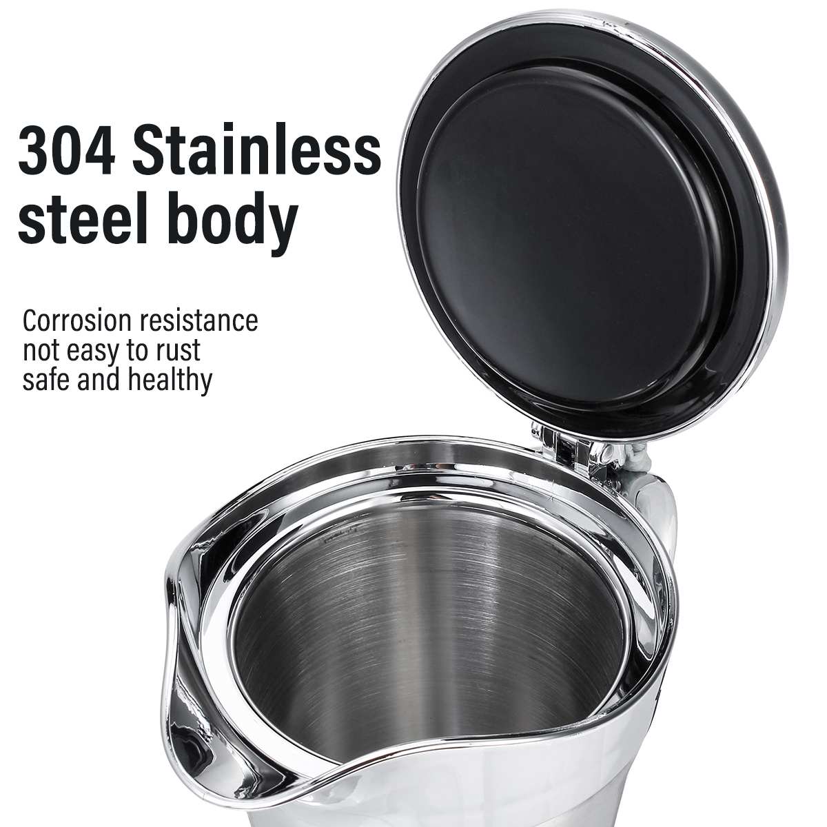 500Ml Dubbele Laag Roestvrij Staal Jam Pot Sap Jus Soep Ketel Water Jug Water Fles Voor Thuis Keuken Restaurant