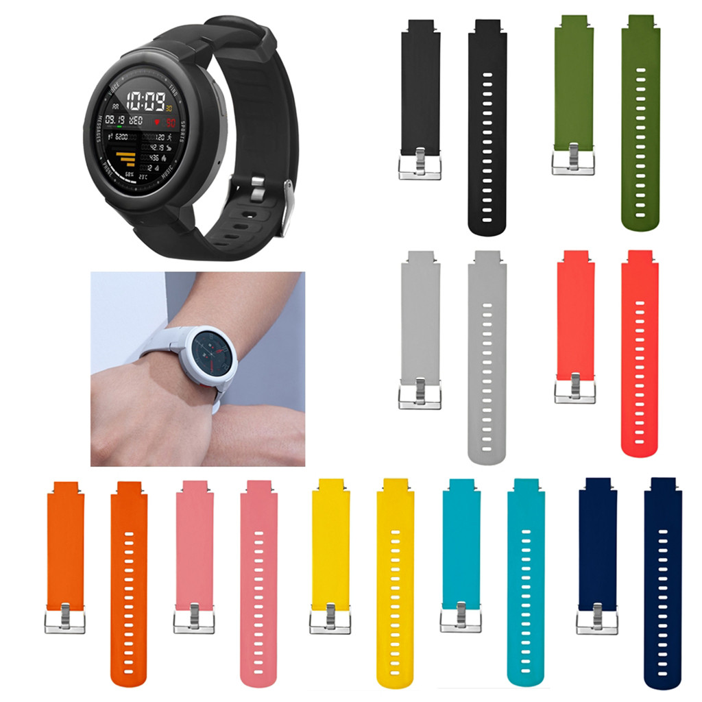 Cinturino di ricambio per cinturino sportivo in Silicone per Huami Amazfit Verge Youth Watch bracciale a sgancio rapido accessori SmartWatch