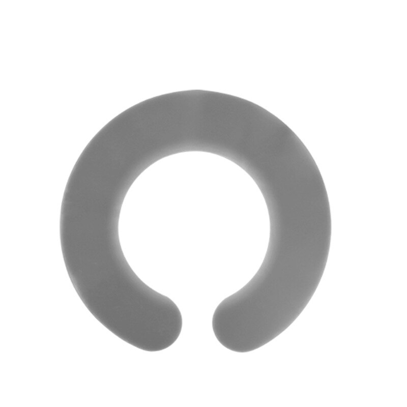 Stylist Snijden Kraag Siliconen Haar Verven Sjaal Waterdichte Hals Cape Wrap Cover Kapper Kappers Haarkleuring Accessoires kappers benodigdheden kappers cape kappers spullen kapmantel kapper kapers benodigheden mantel: Gray