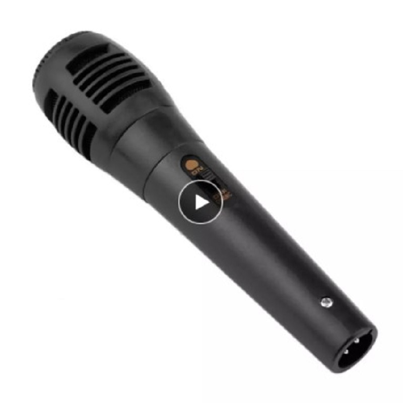 Wired Uni-directional Handheld Dynamic Microphone Voice Recording Noise Isolation Microphone With On Off Switch