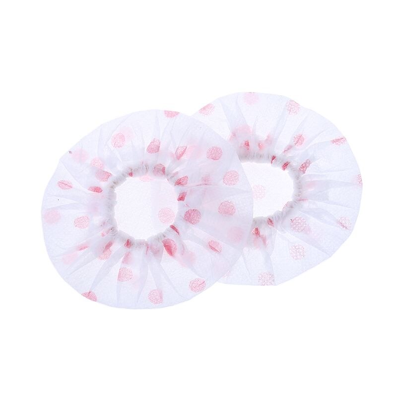 50Pair Disposable Non-woven Microphone Cover Removal Windscreen Protective Mic Cap Pad for KTV Karaoke Supplies