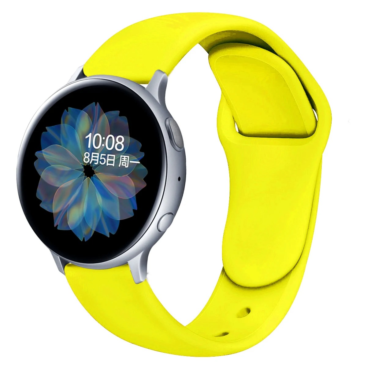 Correa de silicona de 20mm y 22mm para pulsera Garmin Vivoactive 3 4 5 Forerunner 645 245 255 55 pulsera Garmin Venu/3/2/SQ/2 Plus: Red black / 12 mm