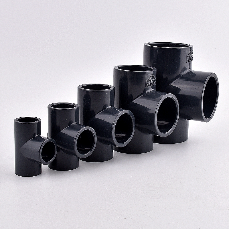 1~3pcs I.D 20~160mm UPVC Tee Pipe Connector Garden Watering Greenhouse 3 Way Water Tube Joint Fittings Irrigation System Adapter