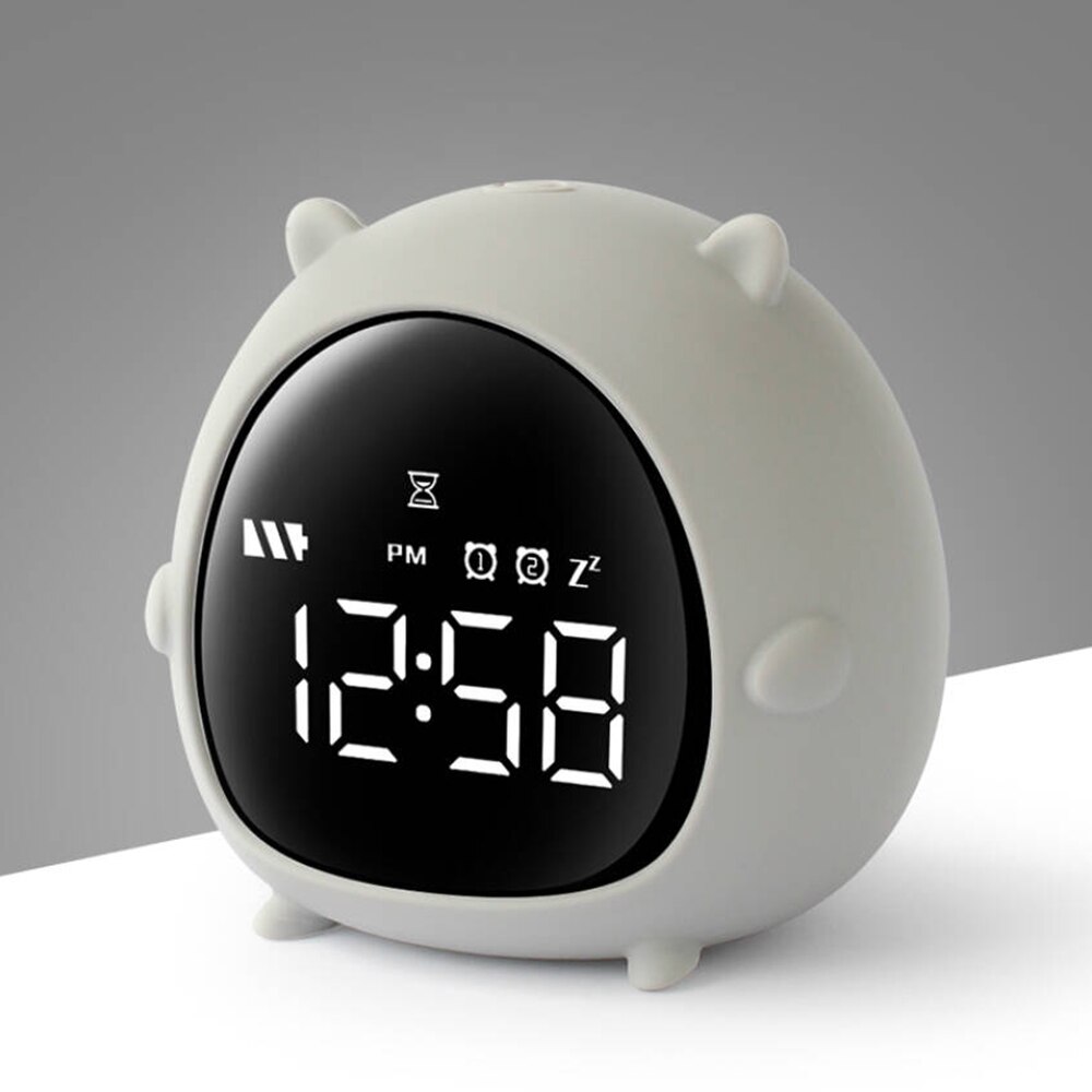 Wekker Kids Kind Kinderen Slaap Nachtkastje Wekker Digitale Wakker Temperatuur Snooze Timer Klok Voor Slaapkamer/Tafel/Bureau: LL-NZ08