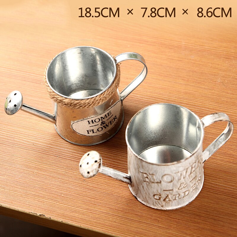 Machen alte garten eisen kunst gießkanne Ornament floristen blume vermittlung zinn handwerk blume Ware