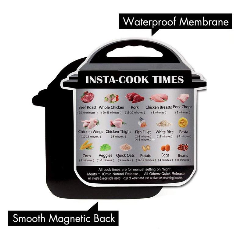 2/3/4 Stks/set Snelkookpan Koken Tijd Stickers Vouwen Decoratie Accessoires Magnetische Kachel Vel Cheat P4B3