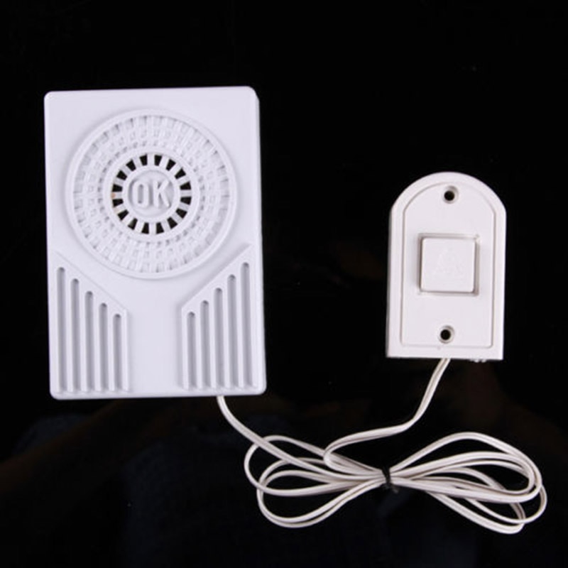 Battery Operated Wired Doorbell Door Bell Chime Home Office Access System UK