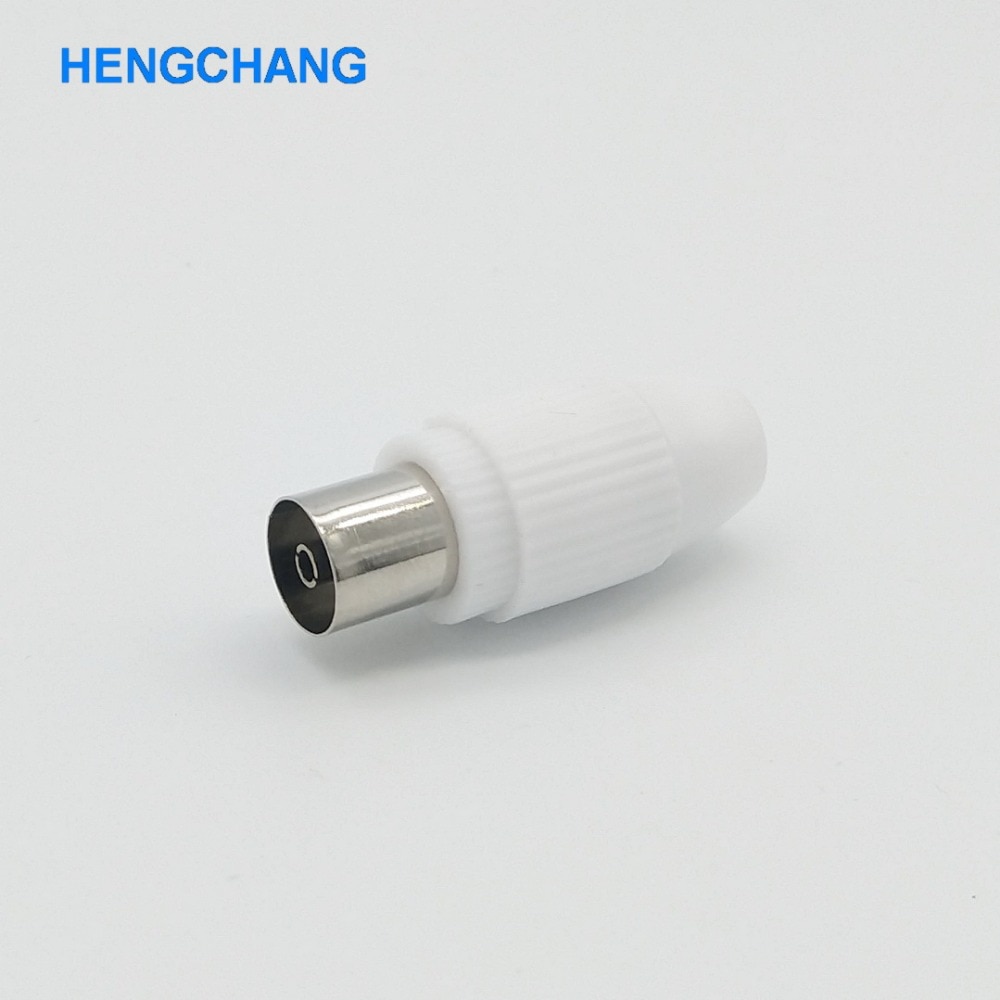 10pcs Weldless TV Female Plug 9.5 TV RF Terminal Antenna Connector