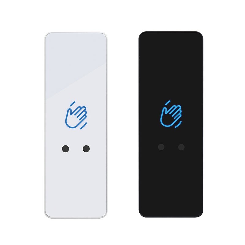 5pcs Touchless Exit Button Infrared Narrow push button 0~30s Time delay up 20cm Sensing distance dry contact white/black colour