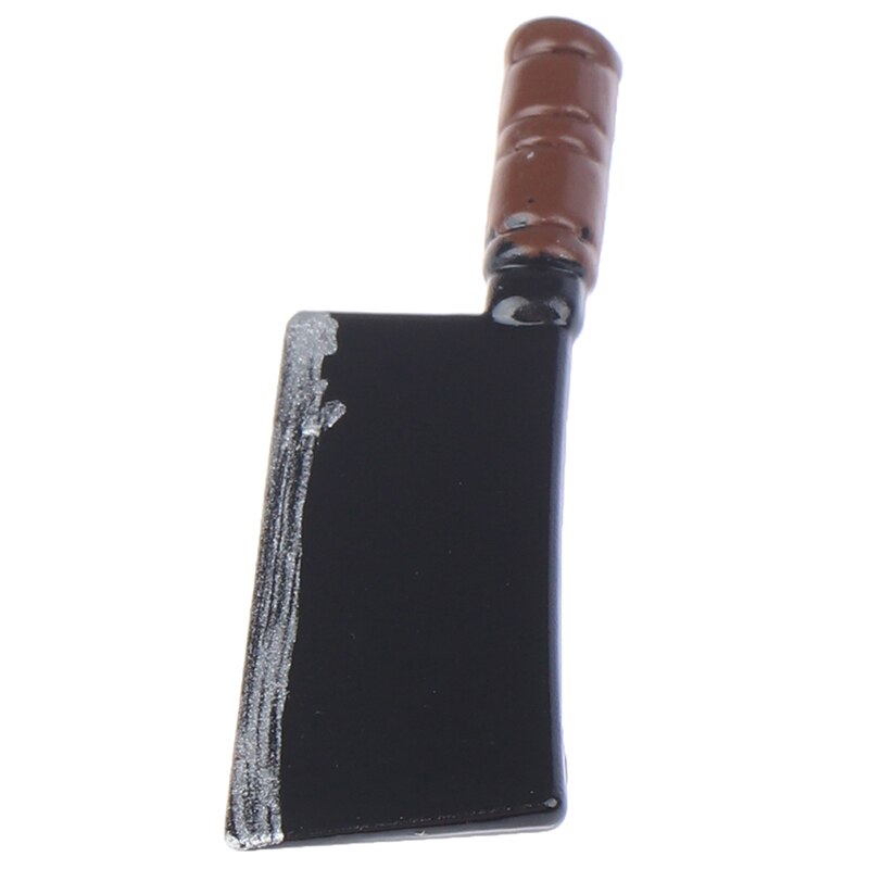 1 stücke Puppe Haus Miniatur 1:12 Metall Messer Küche Lebensmittel Messer schneiden Gemüse Küche Spielzeug Länge 3cm