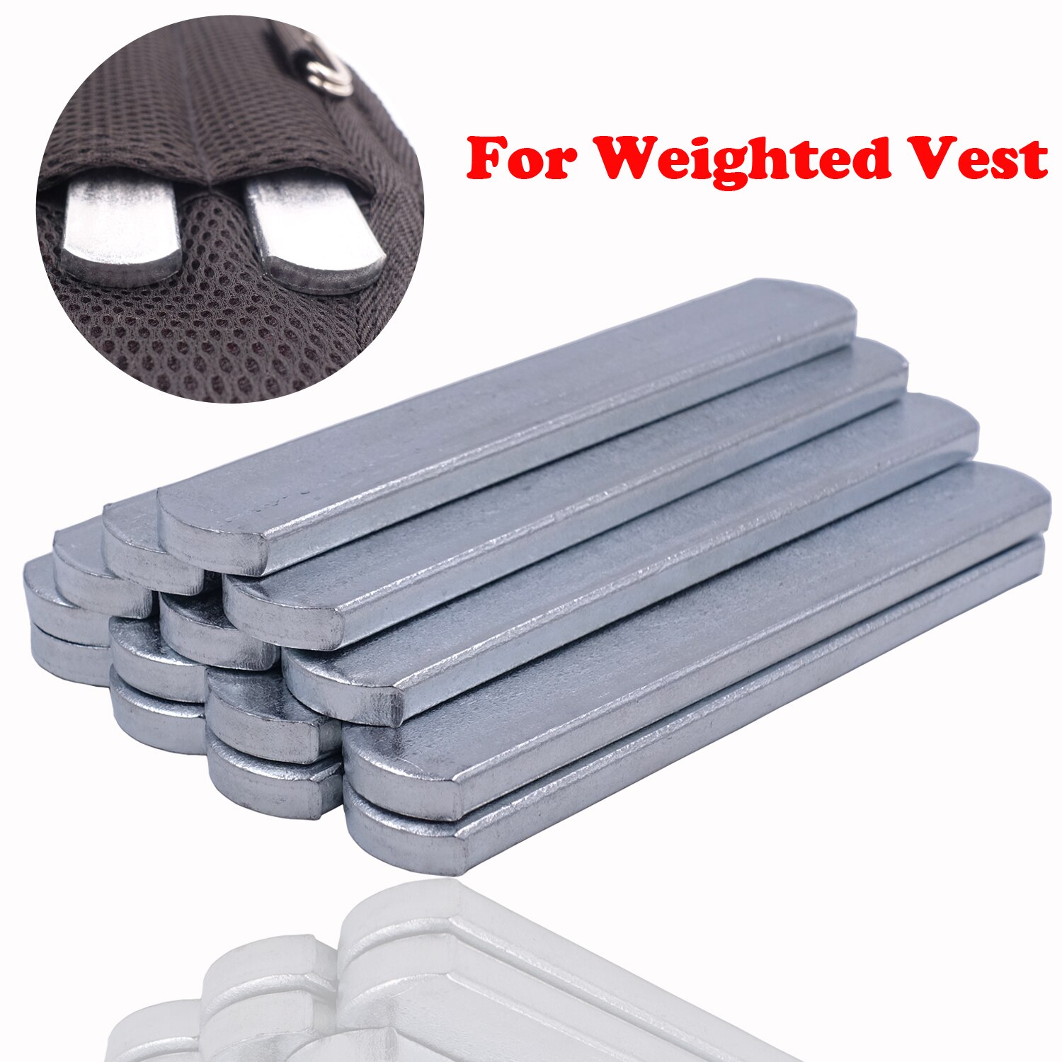 Weight Steel Plate Load-Bearing Adjustable Training Accessories For Weighted Vest Ankle Leg Sport Strength Fitness Equipment