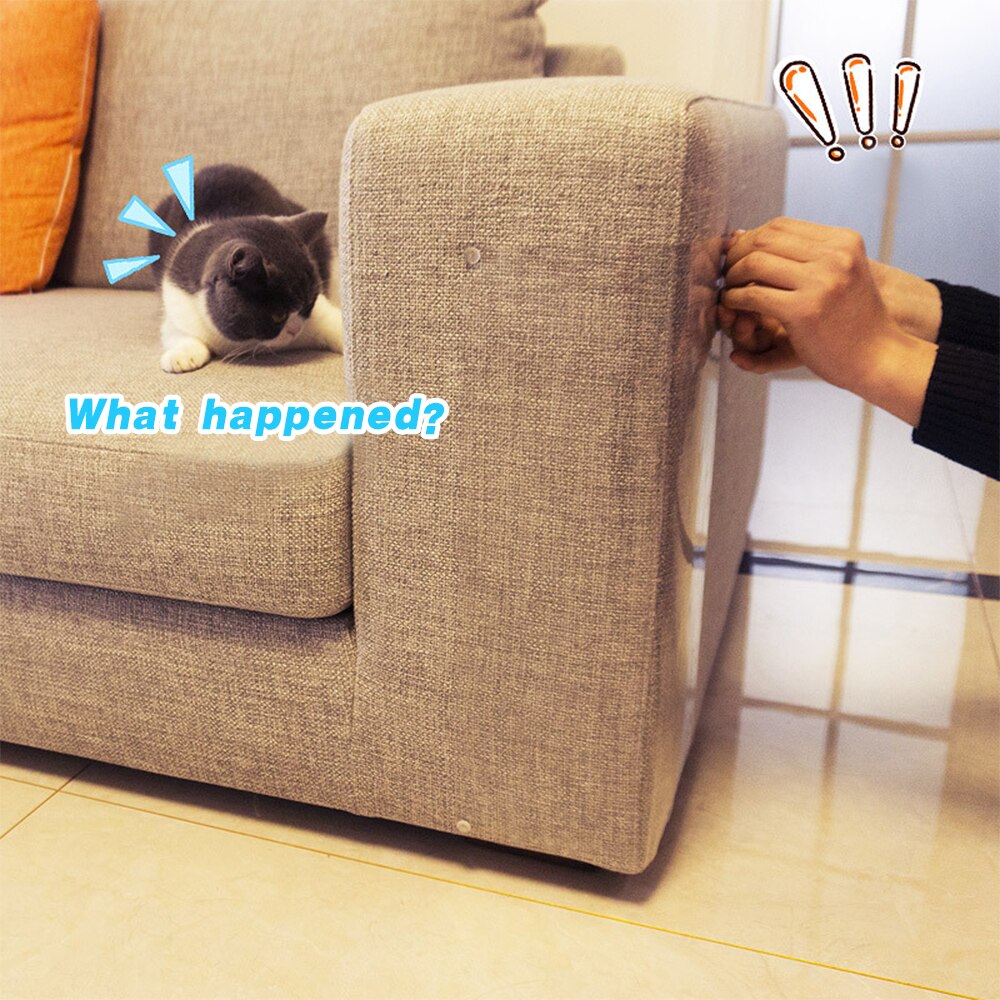 Canapé chat Scratch gardes tapis grattoir arbre à chat griffoir griffe protecteur canapé auto-adhésif outil pour meubles protecteur gardes