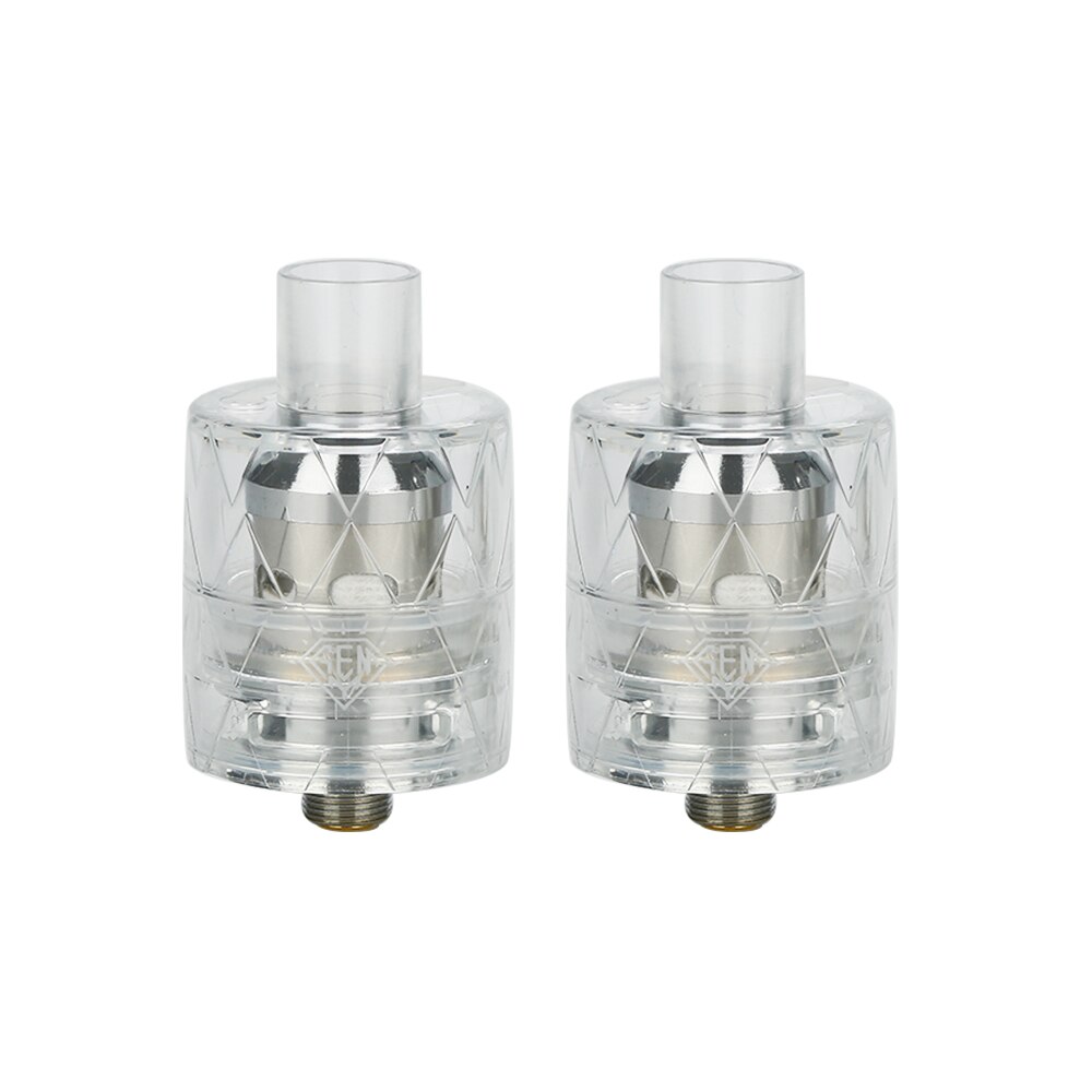 Original 2pcs Freemax GEMM Tank 5ml E-cigarette Atomizer with Mesh Coil 25mm Diameter Vape Vaporizer for Box Mod: Clear / G3 0.15ohm