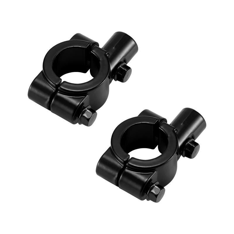 2Pcs 10mm Motorcycle Handlebar Mirror Mounting Bracket for Electric Vehicles Motorcycle Aluminum Rear View Mirror Clamp Holder