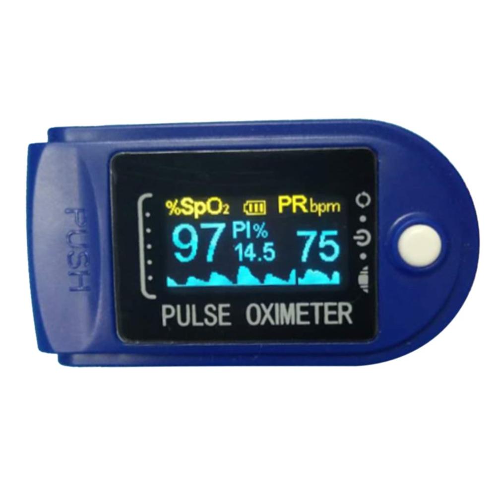 Professionele Vinger Oximeter Draagbare Pulsoxymeter Hartslagmeter Met Led Alarm Scherm Meten SpO2 Pr En Pi