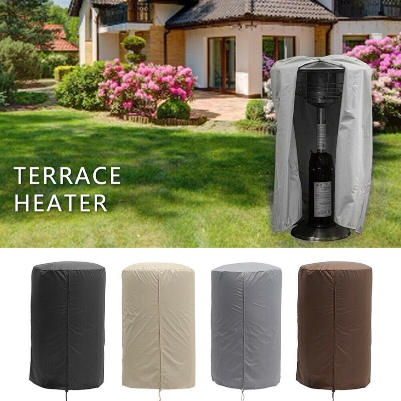 Outdoor Waterproof Sunsn Rainproof Heater Dust Cover Garden Zipper Closed Courtyard Heater Cover