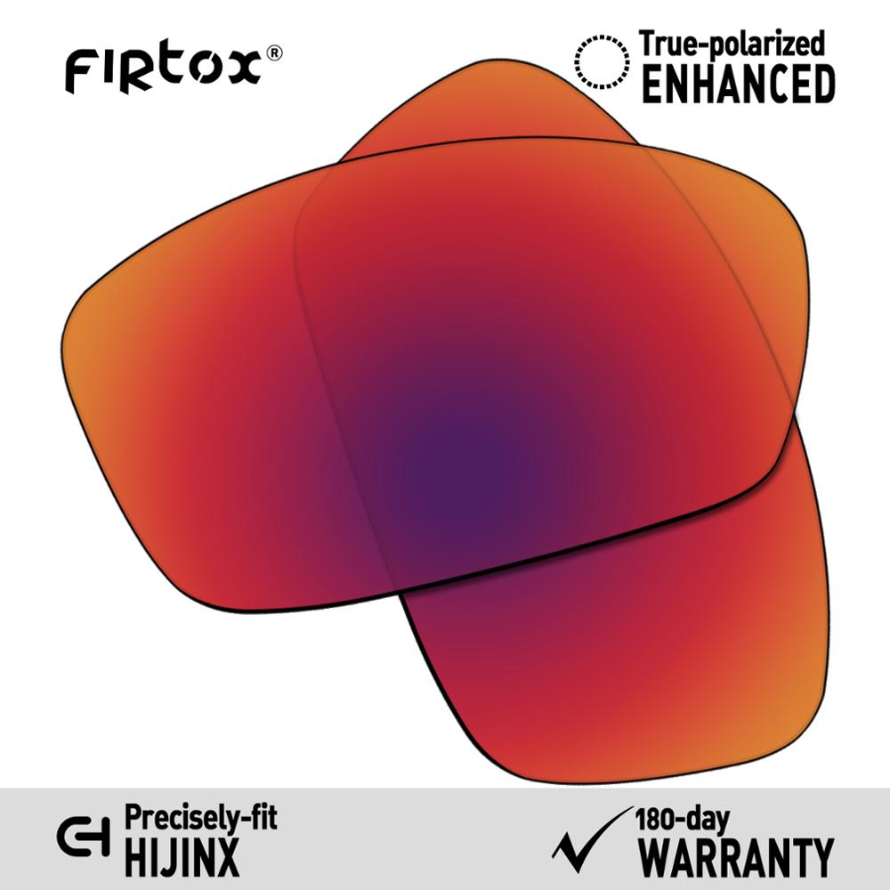 Firtox True UV400 Polarized Lenses Replacement for-Oakley Hijinx Sunglasses (Compatiable Lens Only) - Multiple Colors: Purple Red