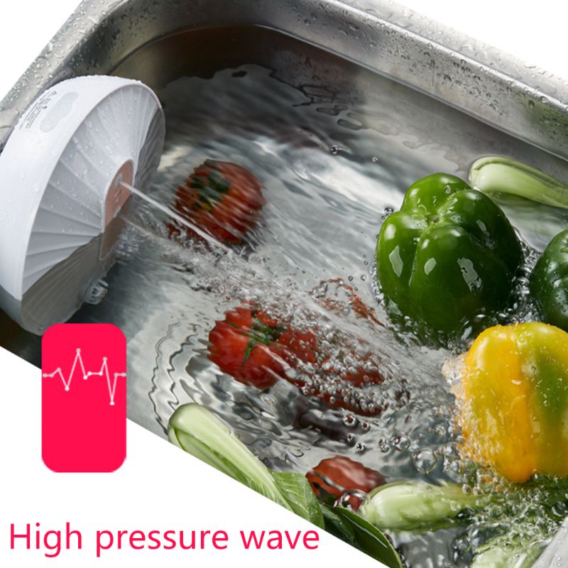 Mini multifunktions ultralyds opvaskemaskine usb genopladelig vask frugtgrøntsager renere opvaskemaskine bærbar køkkenforsyning