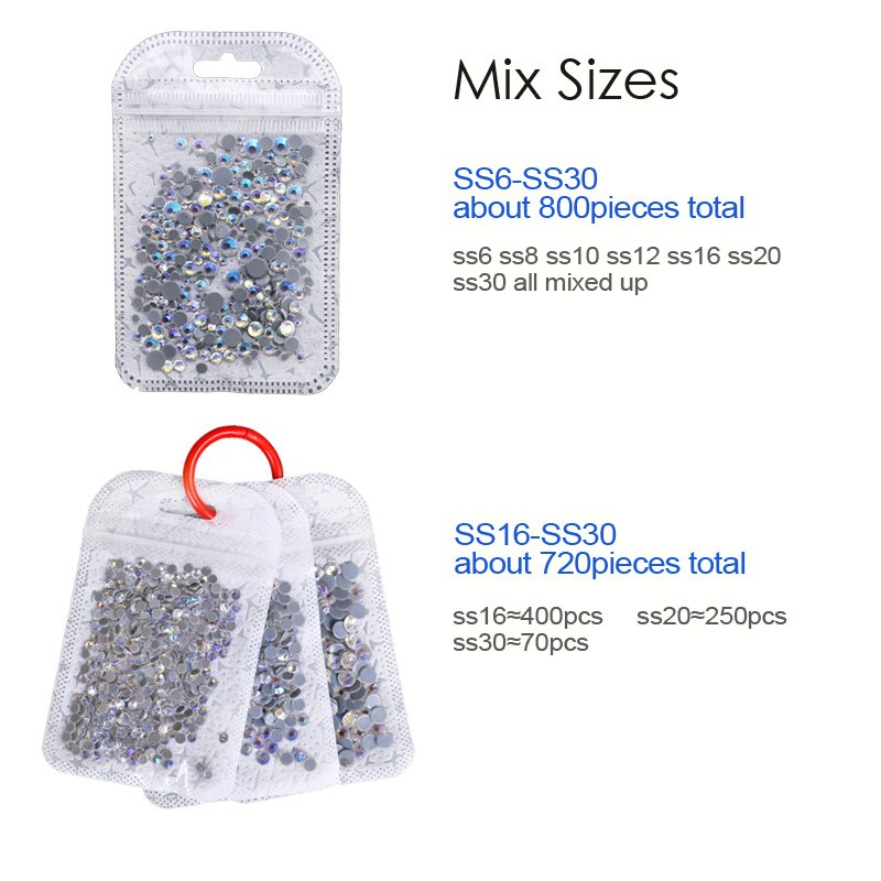 Moon night hotfix strass för handarbetskläder flatback kristall fix stenar strass glitter för tyg gör-det-själv-dekoration