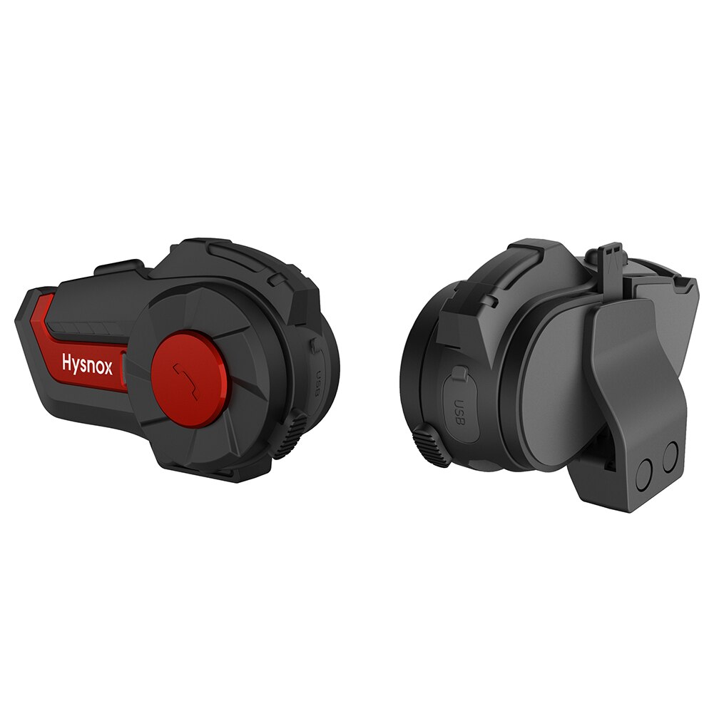 VODOOL HY-01 motorcycle helmet intercom motorbike wireless bluetooth Headset waterproof BT Interphone for 3 Riders