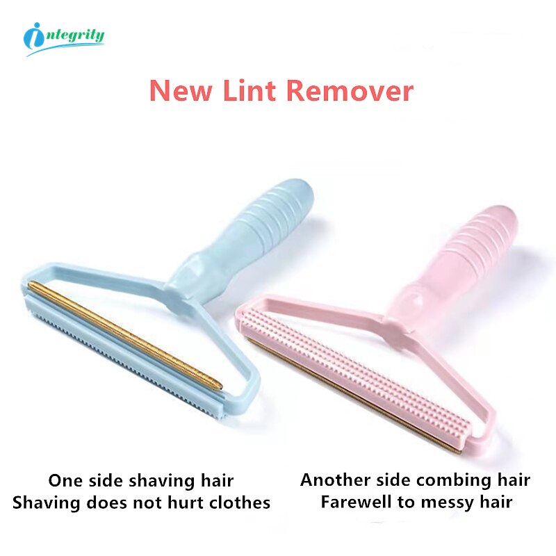 Integrit Draagbare Lint Remover Pet Hair Remover Brush Handleiding Lint Sofa Kleren Reiniging Pluisjes Borstel Fuzz Stof Scheerapparaat Brush Tool