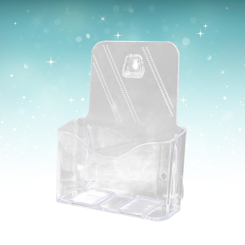 1 PC A5 Acryl Desktop Map Houder Rack Organizer voor Studie Office Home