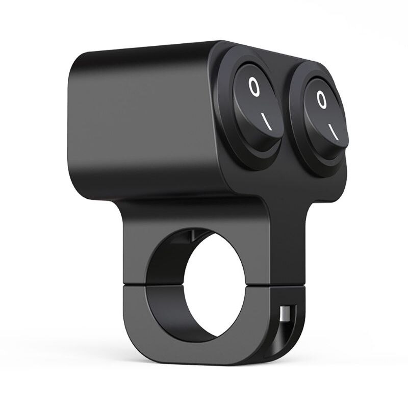 22mm Motorcycle Handlebar Dual Controller Headlight Double Flasher Speaker Switch Replacement Accessory