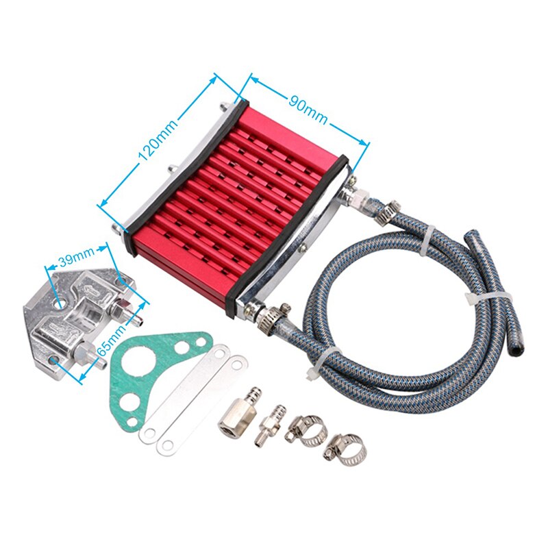 Motorcycle Engine Radiator Oil Cooler for 125cc 140cc 150cc 160cc Dirt Pit Monkey Bike Orion Xmotos Kayo