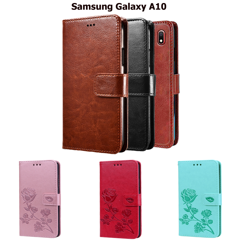 Per Samsung Galaxy A10 custodia Flip Phone Cover Samsung Galaxy A 10 SM-A105F SM-A105G SM-A105M SM-A105N Funda Capas