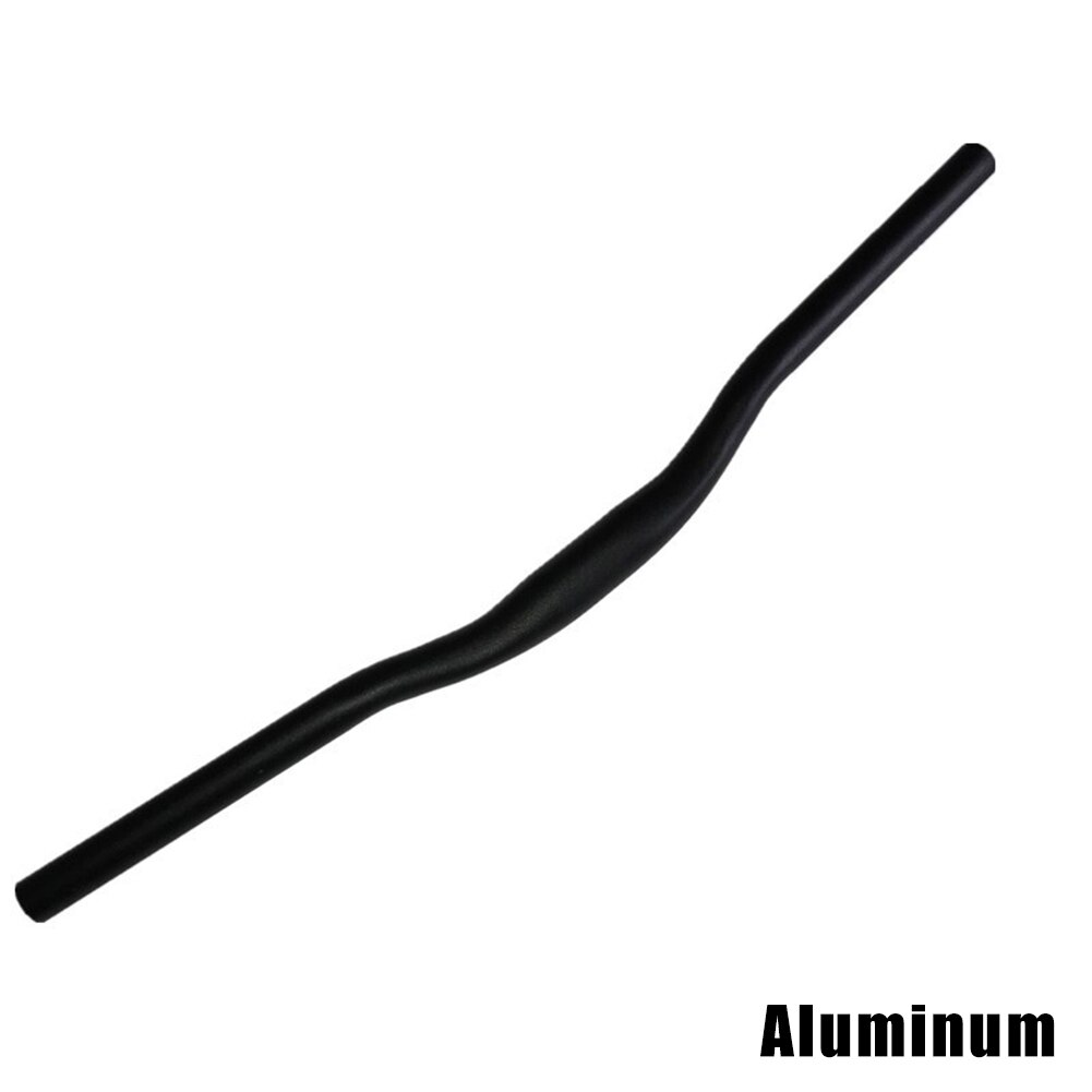 , barra elevadora de bicicleta de Manillar de bicicleta de montaña de aleación de aluminio, Extra larga y duradera N66: Rojo