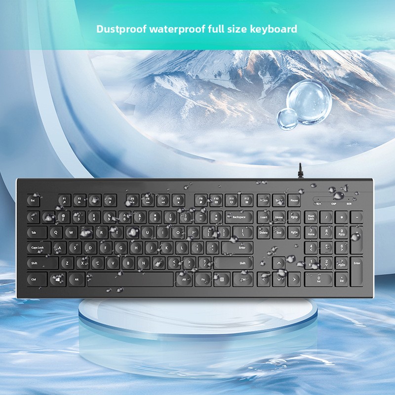 CK450U Cicha klawiatura przewodowa Ergonomiczna specjalna klawiatura biurowa robić biznesu Dobra wrażliwość na klawisze