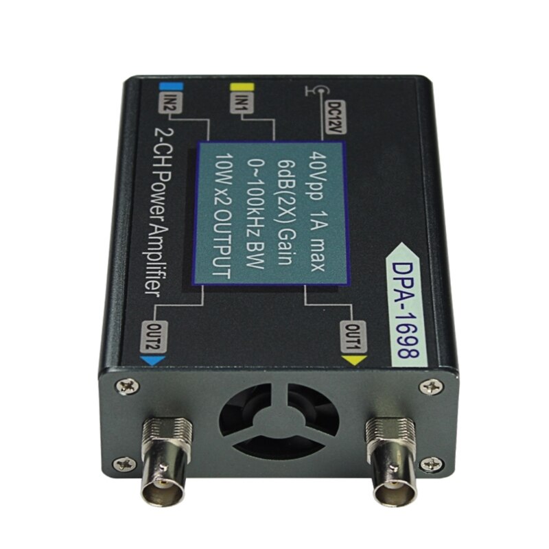 JUNTEK DPA-1698 dual-channels DPA1698 duplex channel Digital Control signal 2-CH power amplifier Higher Power amplifier