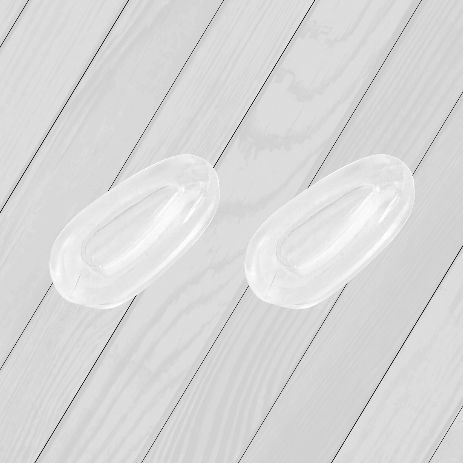 Eos siliconenrubber vervangende transparante neuspads voor oakley wingfold evr evs montuur met meerdere opties: 1 paar