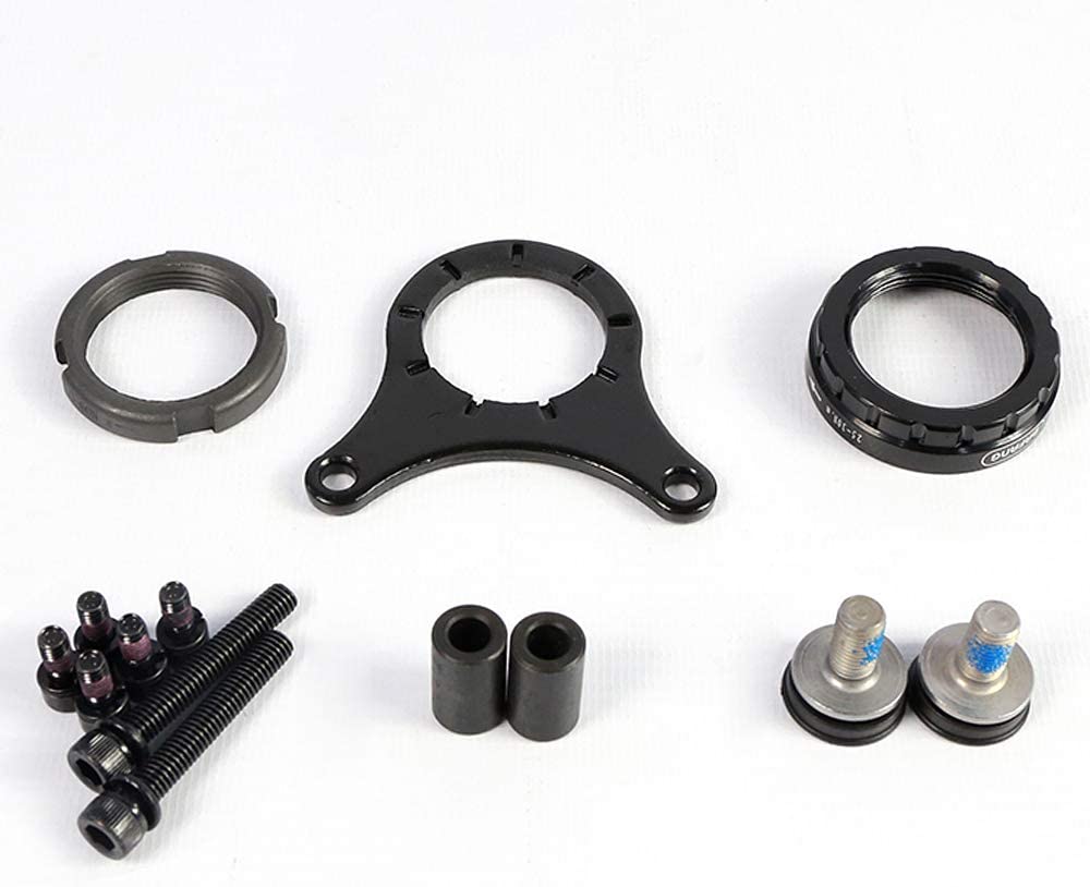 Componentes de montaje de bicicleta eléctrica, piezas de instalación de placa de bicicleta de montaña para Kit de conversión de Motor medio Bafang, 68-100mm, 120mm