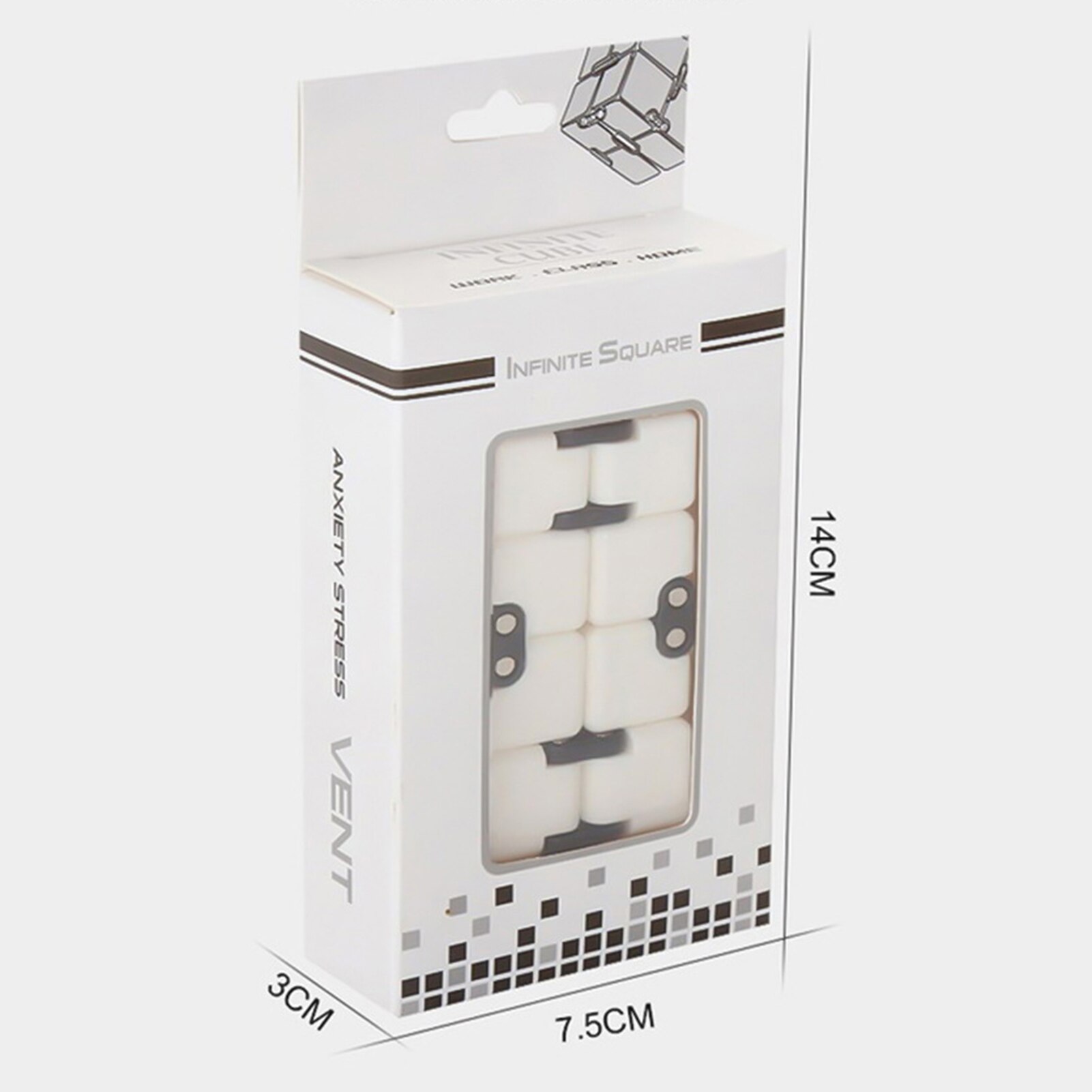 Cube Anti-anxiety Infinite Cube Upgrade Frosted Decompression Compression Artifact Fidget Infinity Cube Toy