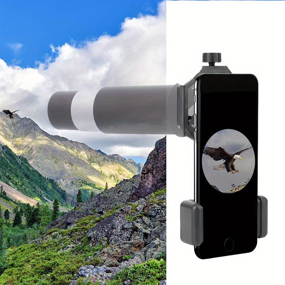 Cell Phone Adapter With Spring Clamp Mount Monocular Microscope Accessories Adapt Telescope Mobile Phone Clip Accessory Bracket