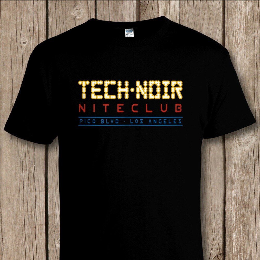 Camiseta de Terminator Skynet Tech Noir Niteclub para hombre, camisa Retro de los años 80, película de ciencia ficción, Hip-Hop, informal, de ,