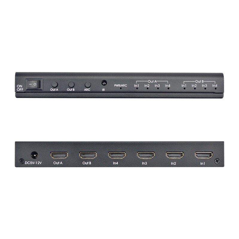 Hdmi matrix 4 x 2 hdmi 4 in 2 ud 4k 2k hdmi 4 x 2 switcher hdmi 1.4b eu-stik